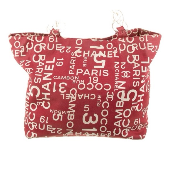 Authentic Chanel Vintage 31 Rue Cambon Canvas Tote - Picture 4 of 5